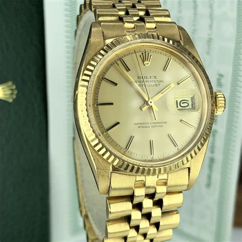 rolex gold datejust|rolex datejust full gold.